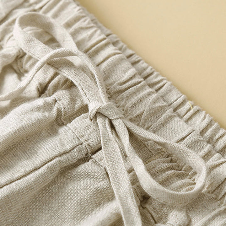 Buddha Stones Commute Women's Plain Harem Capri Pants With Pockets - image 13