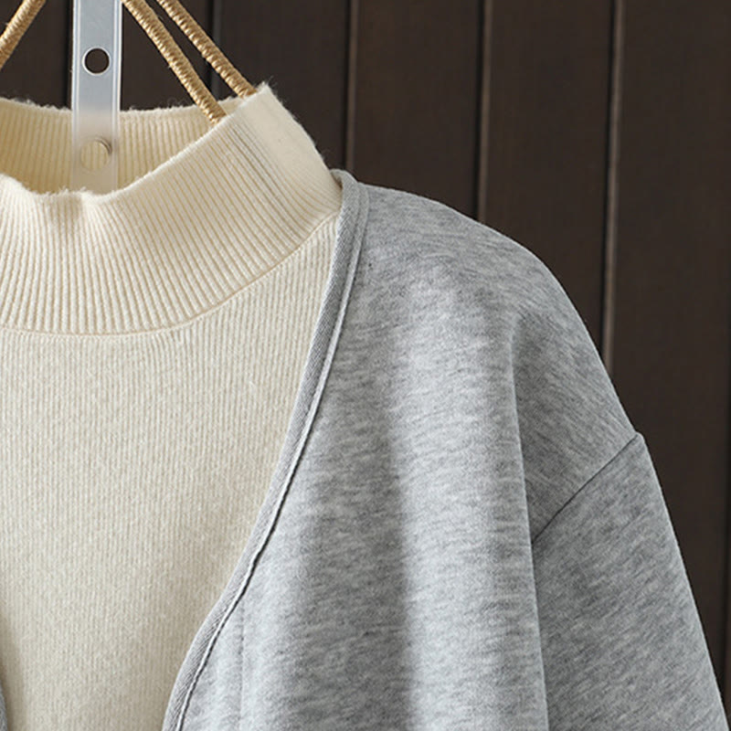 Buddha Stones Simple Plain V-Neck Buttons Down Design Women's Cotton Long Sleeve Jacket - image 10