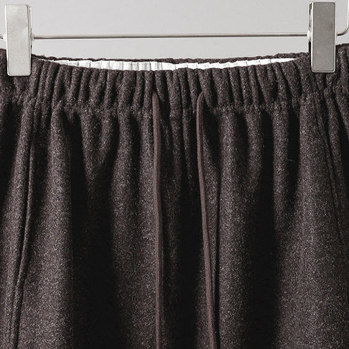 Buddha Stones Plain Cotton Lace-Up Design Thick Women's Pants With Pockets - image 16