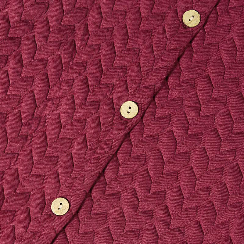 Buddha Stones Fall Wheat Ear Pattern Mid-length Design Women's Long Sleeve Hooded Coat With Pockets - image 4