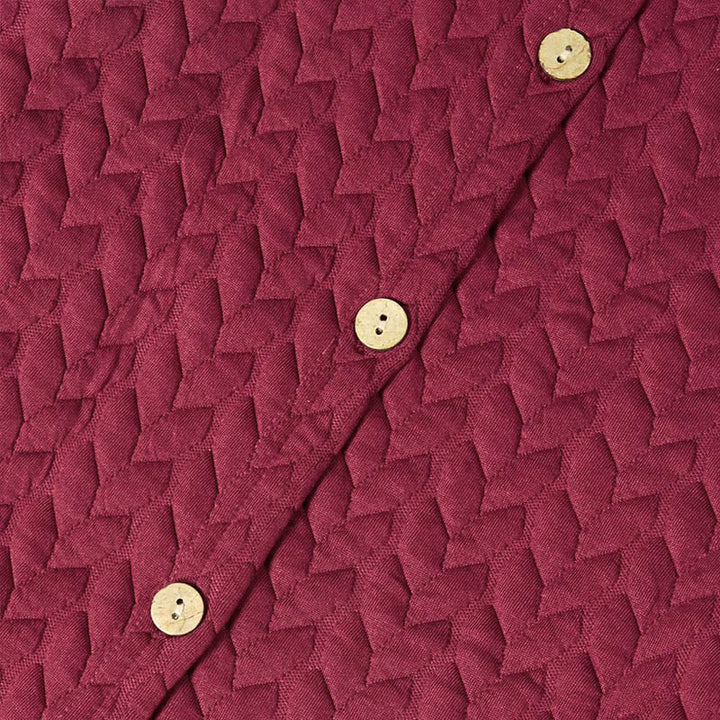 Buddha Stones Fall Wheat Ear Pattern Mid-length Design Women's Long Sleeve Hooded Coat With Pockets - image 4