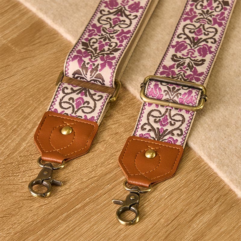 Buddha Stones Flower Geometric Embroidery Adjustable Handbags Crossbody Shoulder Bag Straps Replacement - image 14