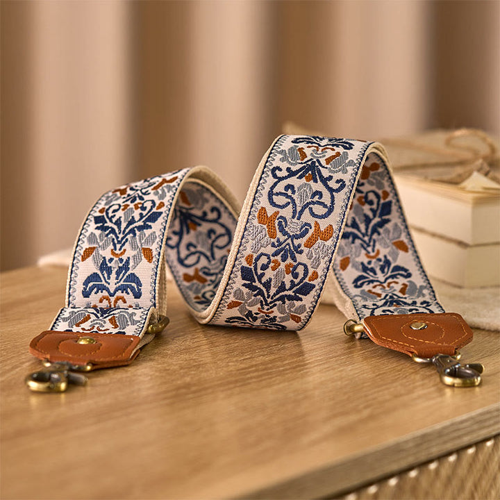 Buddha Stones Flower Geometric Embroidery Adjustable Handbags Crossbody Shoulder Bag Straps Replacement - image 22