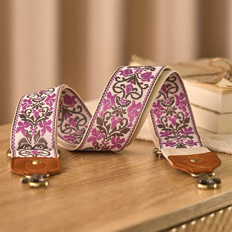 Buddha Stones Flower Geometric Embroidery Adjustable Handbags Crossbody Shoulder Bag Straps Replacement - image 12