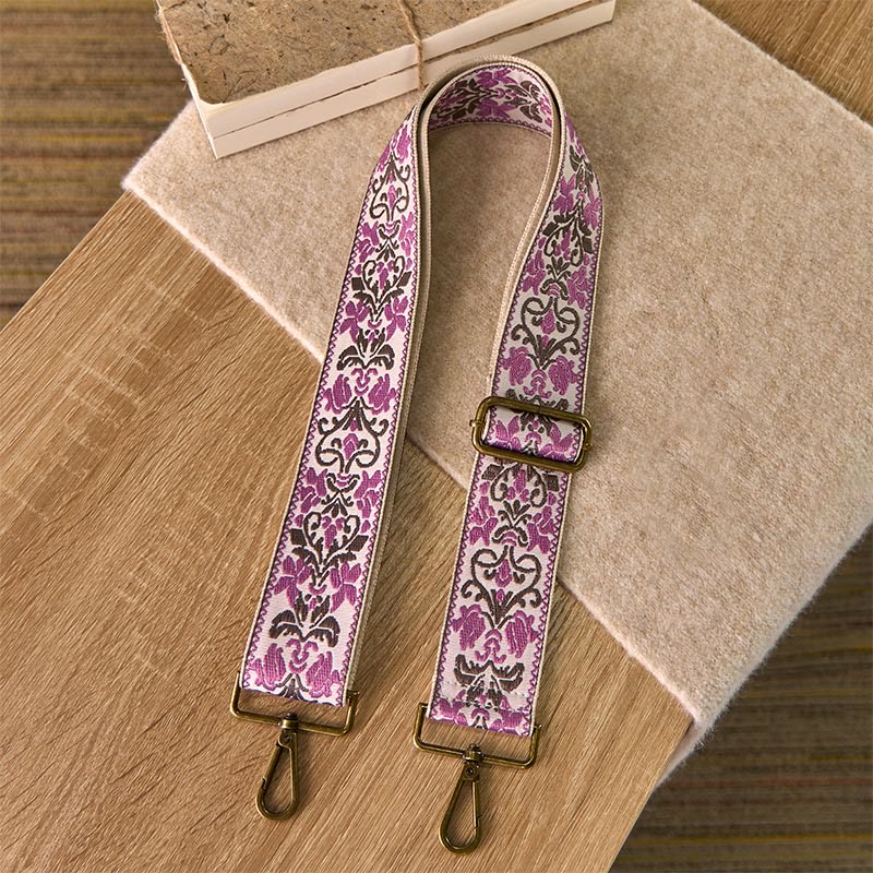 Buddha Stones Bohemian Flower Geometric Embroidery Adjustable Handbags Crossbody Shoulder Bag Purse Straps Replacement - image 8