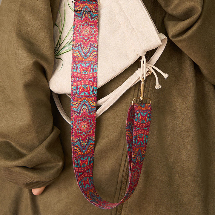 Buddha Stones Bohemian Red Mandara Geometric Adjustable Handbags Crossbody Shoulder Bag Purse Straps Replacement - image 6