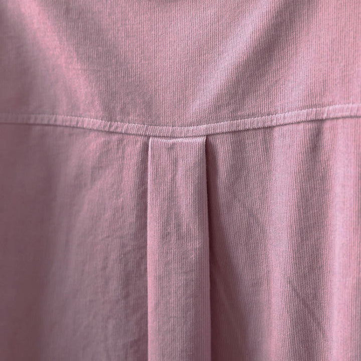 Buddha Stones Fall Solid Button Down Decorative Pocket Stand Collar Long Sleeve Women's Cotton Shirt - image 24