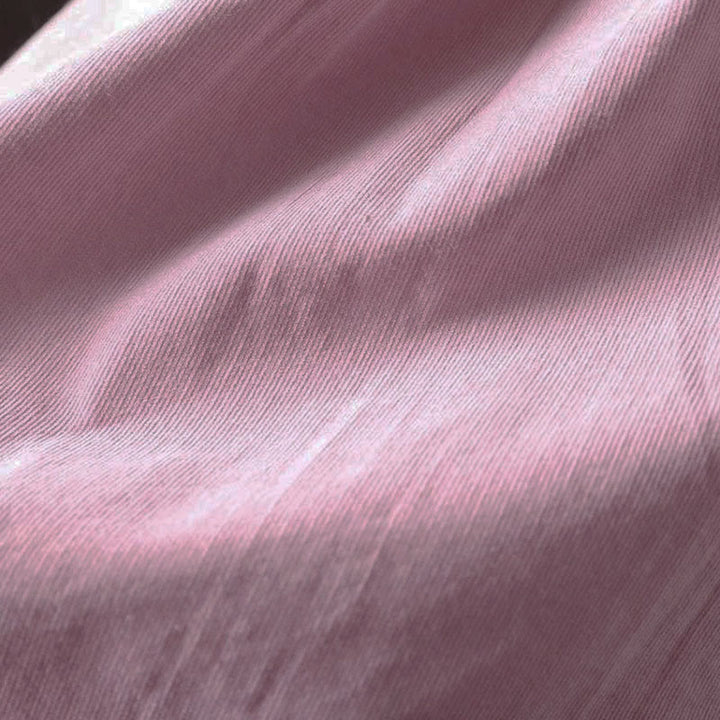 Buddha Stones Fall Solid Button Down Decorative Pocket Stand Collar Long Sleeve Women's Cotton Shirt - image 29