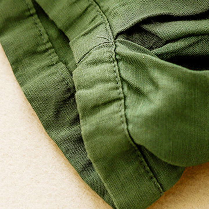 Buddha Stones Summer Elastic Waist Women's Capri Cropped Harem Pants With Pockets - image 31