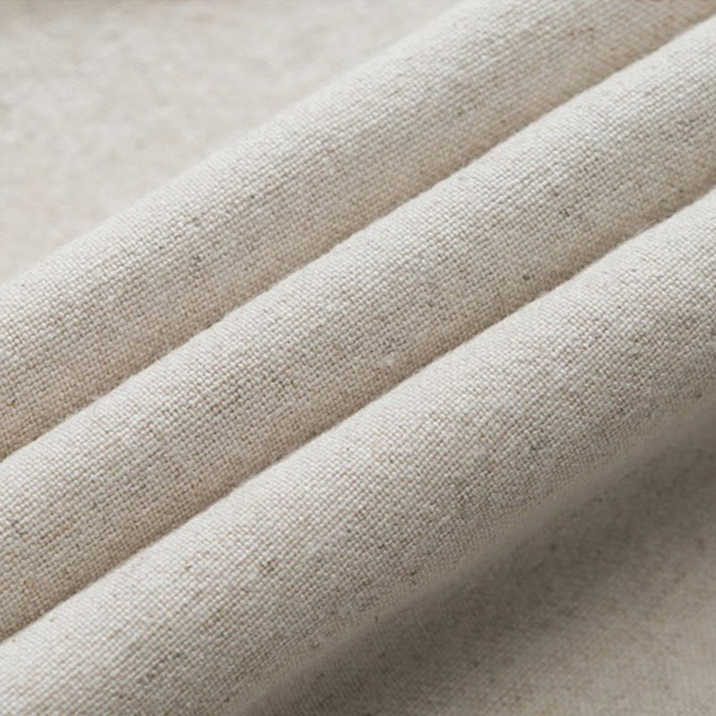 Buddha Stones Summer Plain Drawstring Design Linen Cotton Men's 7-8 Length Pants With Pockets - image 10