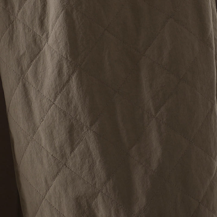 Buddha Stones Rhombus Pattern Cotton Polyester Thick Women's Pants With Pockets - image 20