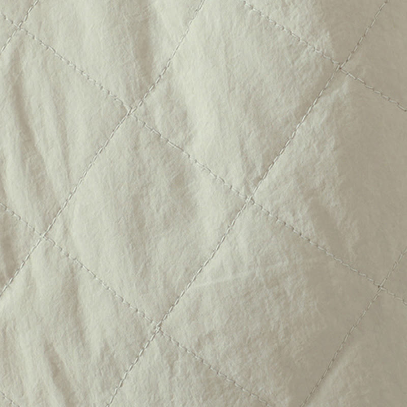 Buddha Stones Rhombus Pattern Cotton Polyester Thick Women's Pants With Pockets - image 11