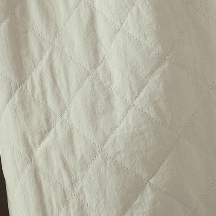 Buddha Stones Rhombus Pattern Cotton Polyester Thick Women's Pants With Pockets - image 10