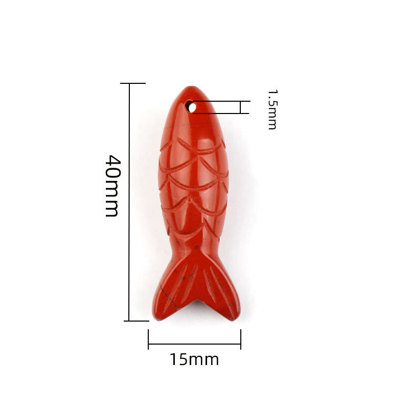 Buddha Stones Carving Koi Fish Pink Crystal Indian Agate Amethyst Warmth Prosperity Necklace Pendant - image 10