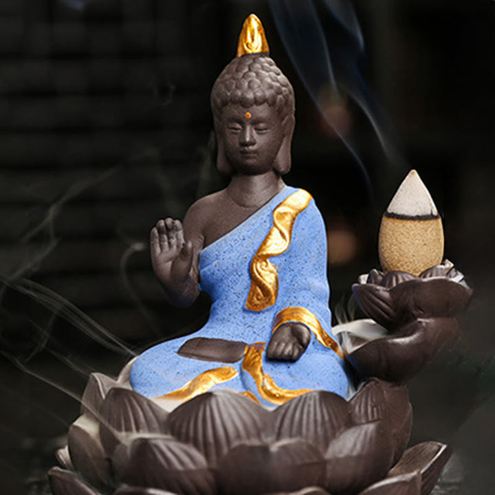 Buddha Stones Buddha Serenity Home Decoration Incense Burner - image 18