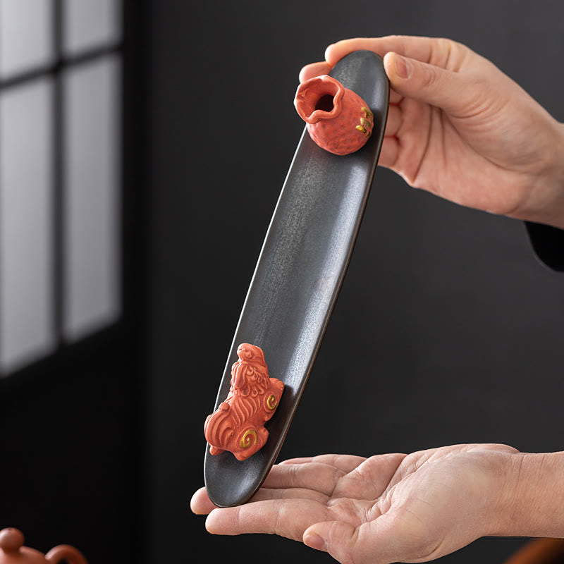 Buddha Stones Pixiu Wealth Home Decoration Incense Burner - image 9