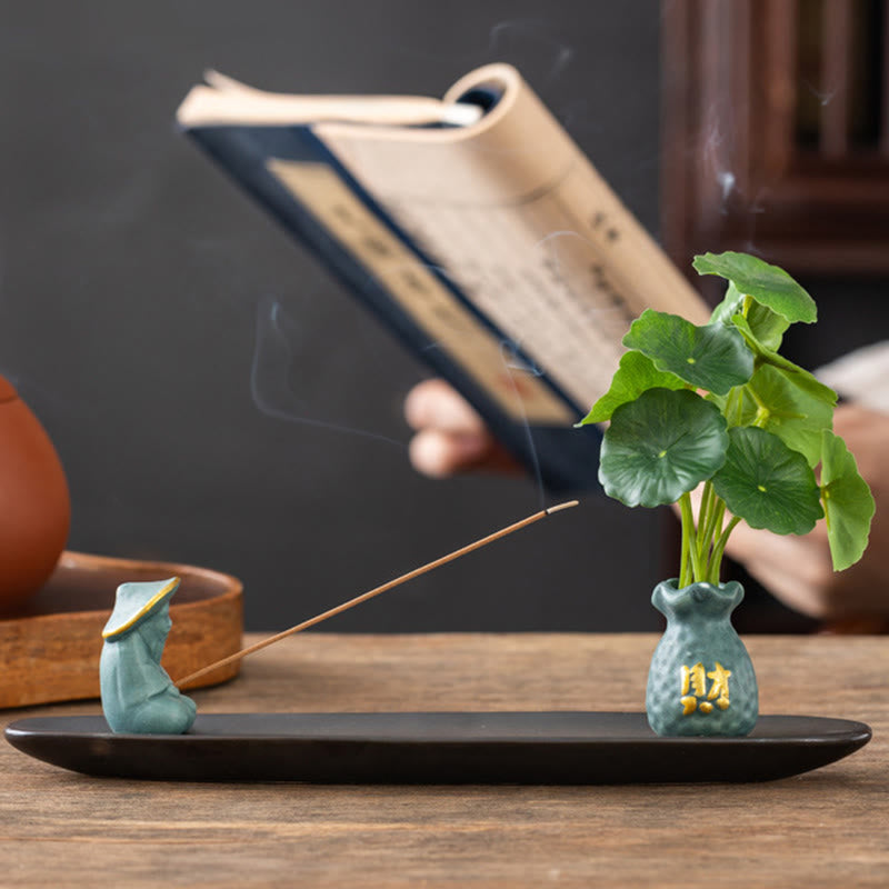 Buddha Stones Pixiu Wealth Home Decoration Incense Burner - image 2