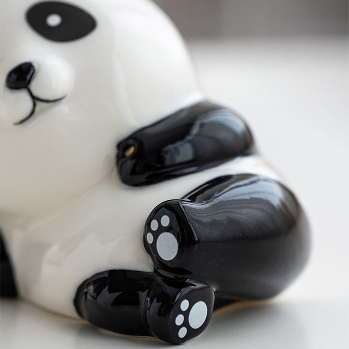 Buddha Stones Panda Shape Home Decoration Incense Burner - image 3