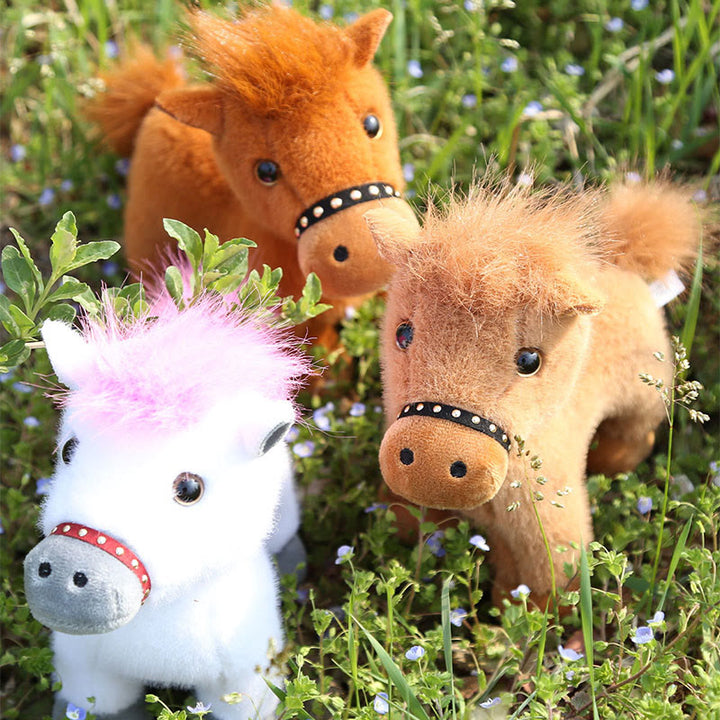 Buddha Stones Year Of The Horse Plush Cute Horse Doll Prosperity Energy Home Decoration - image 14