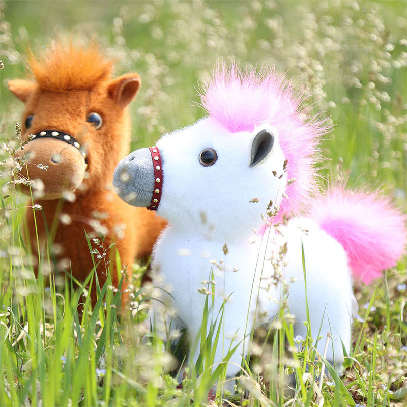 Buddha Stones Year Of The Horse Plush Cute Horse Doll Prosperity Energy Home Decoration - image 11