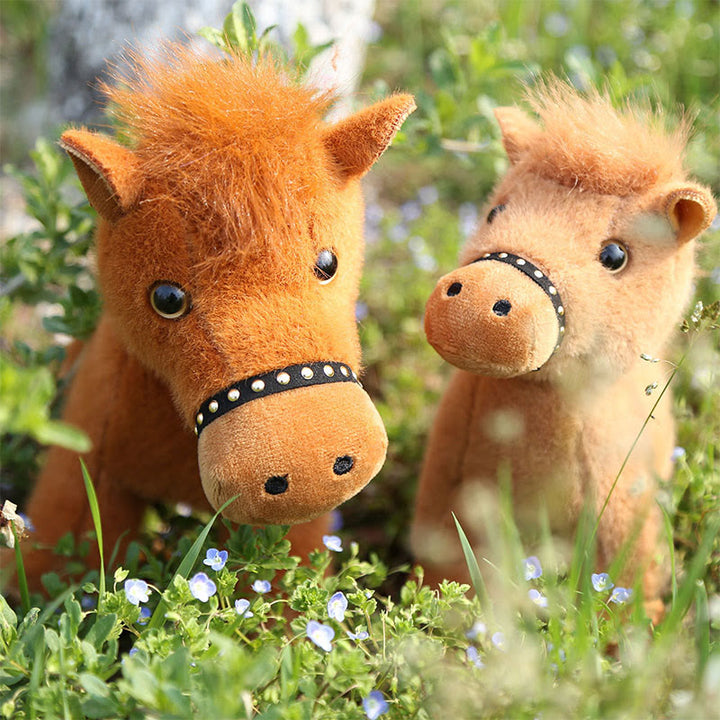 Buddha Stones Year Of The Horse Plush Cute Horse Doll Prosperity Energy Home Decoration - image 12