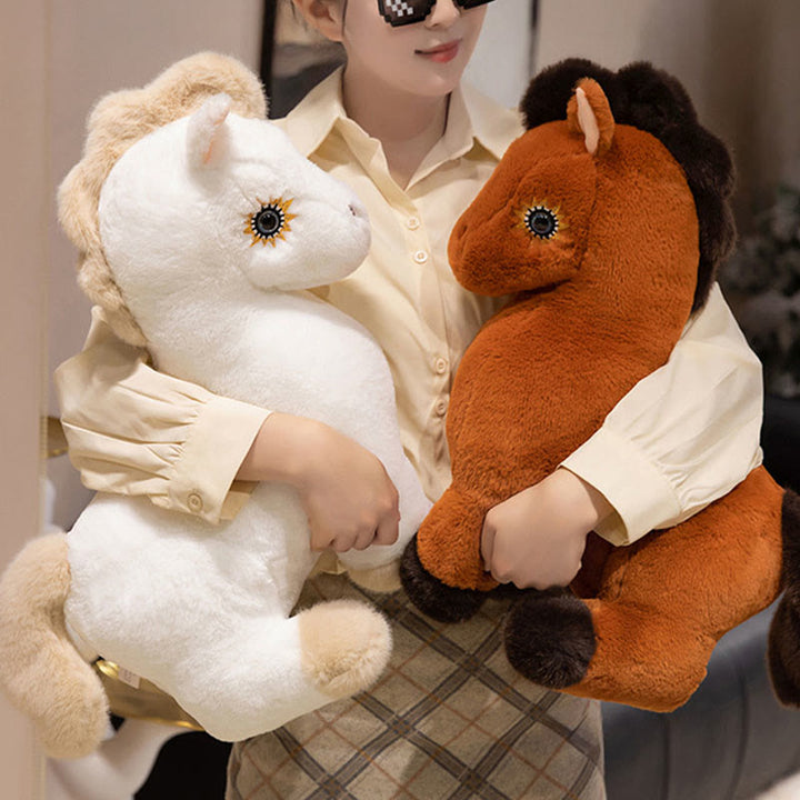 Buddha Stones Year Of The Horse Stuffed Pony Plush Doll Home Decoration - image 10