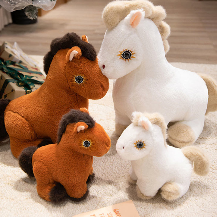 Buddha Stones Year Of The Horse Stuffed Pony Plush Doll Home Decoration - image 9