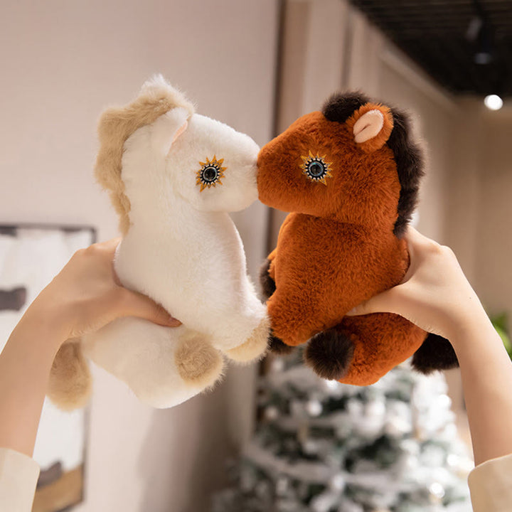 Buddha Stones Year Of The Horse Stuffed Pony Plush Doll Home Decoration - image 7