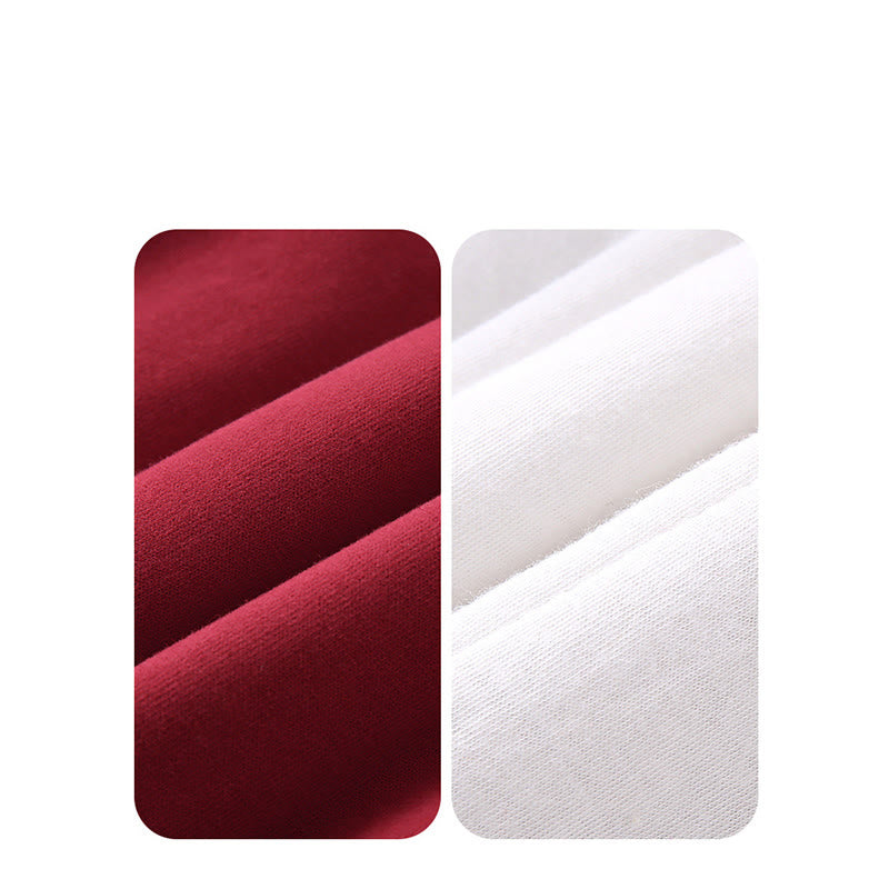 Buddha Stones 2Pcs Winter Cute Tiger Design Baby Toddler Boy Cotton Long Sleeve Tang Suit Elastic Waist Pants With Pockets Outfit Sets - image 17