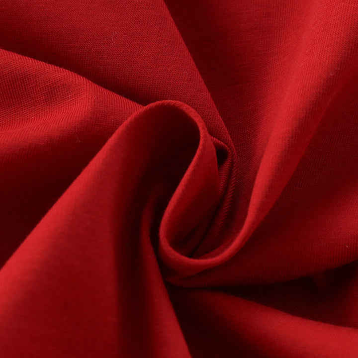 Buddha Stones Spring Fall Red Cute Year of the Horse Pony Design Baby Girl Cotton Long Sleeve One-pieces Rompers - image 8