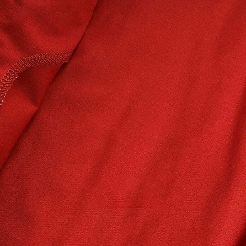 Buddha Stones Spring Fall Red Little Person Design Baby Girl Cotton Long Sleeve One-pieces Rompers - image 6