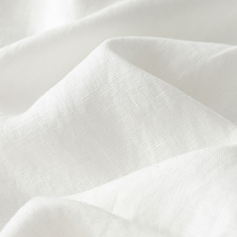 Buddha Stones Women's Fall Commute Solid Color Zipper Design Cotton Wide Leg Pants With Pockets - image 16