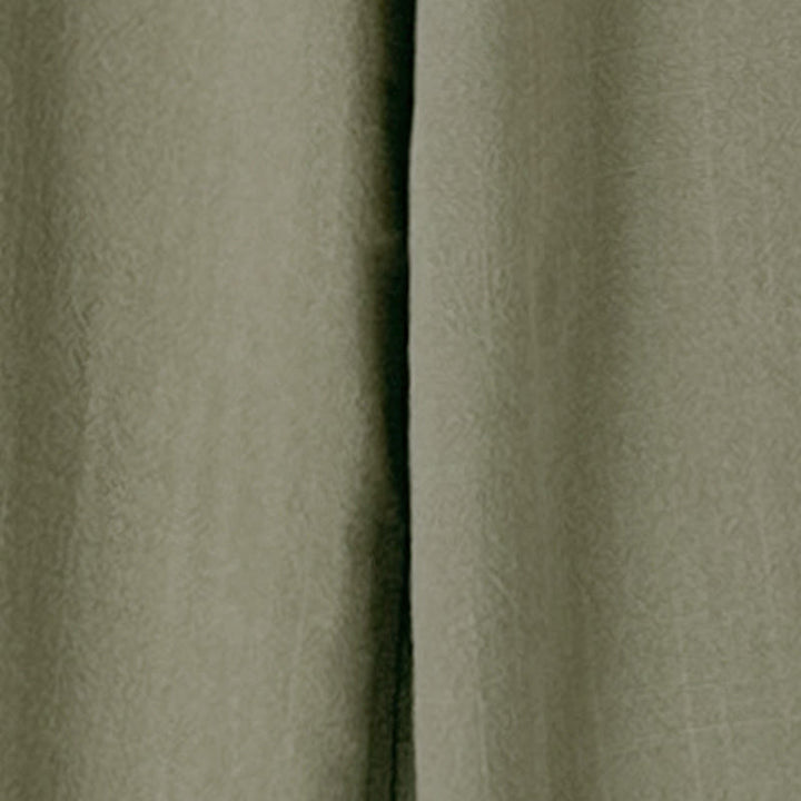 Buddha Stones Women's Pure Color Drawstring Cotton Linen Wide Leg Ankle-Length Pants With Pockets - image 8