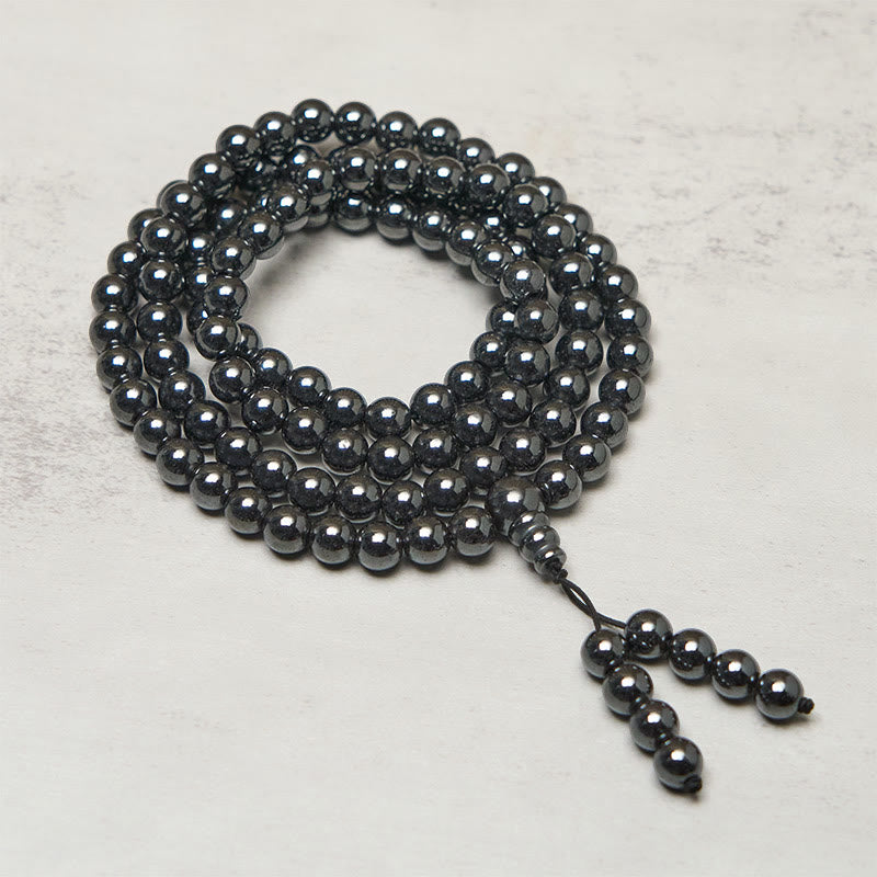 Buddha Stones 108 Beads Terahertz Focus Clarity Mala - 10mm - image 0