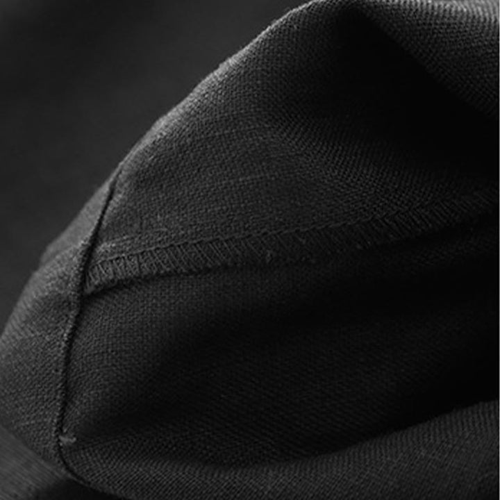 Buddha Stones Women's Spring Plain Simple 7-8 Length Cotton Pants With Pockets - image 9