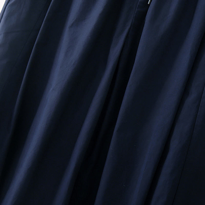 Buddha Stones Plain High Waist Pleats Design Women's Harem Pants With Pockets - image 4