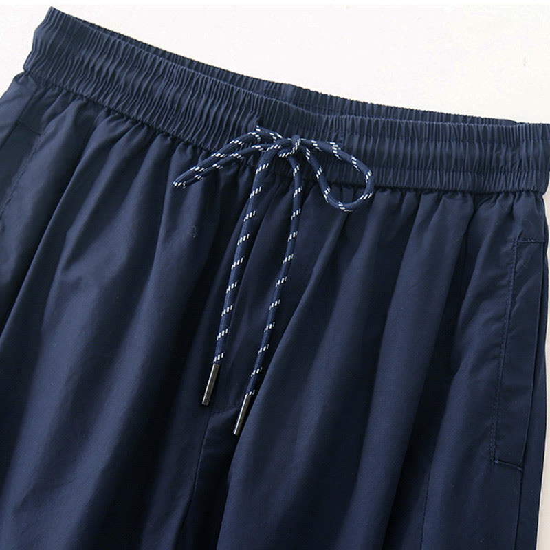 Buddha Stones Plain High Waist Pleats Design Women's Harem Pants With Pockets - image 1