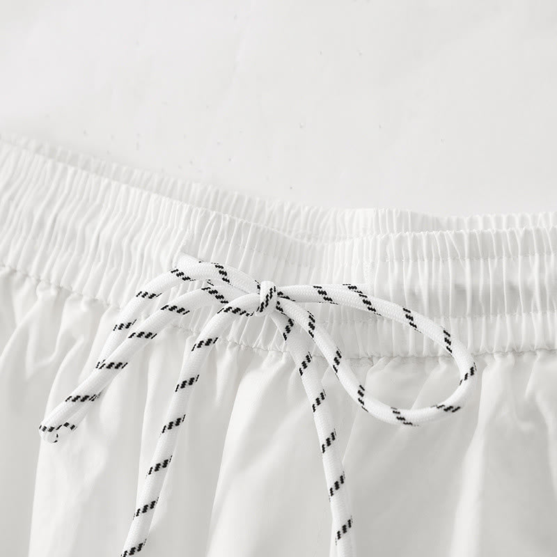 Buddha Stones Plain High Waist Pleats Design Women's Harem Pants With Pockets - image 11