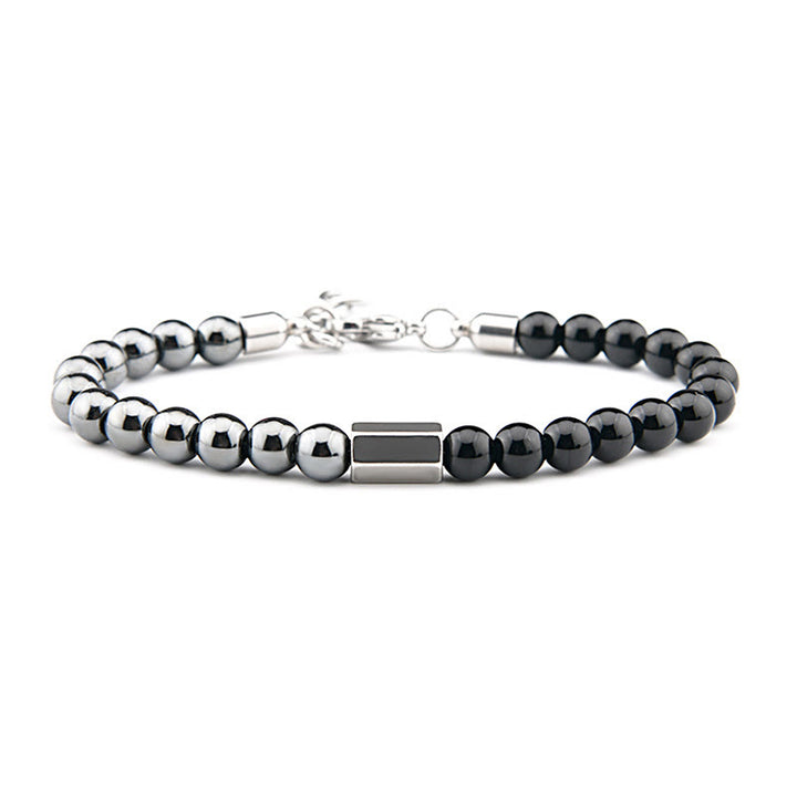 Buddha Stones Tiger Eye Grey Jasper Hematite Protection Bracelet - Hematite(Wrist Circumference:16-19 cm) - image 11