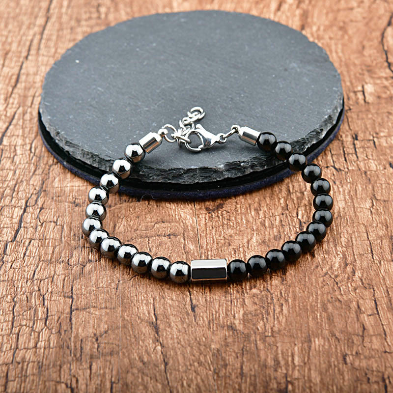 Buddha Stones Tiger Eye Grey Jasper Hematite Protection Bracelet - image 10