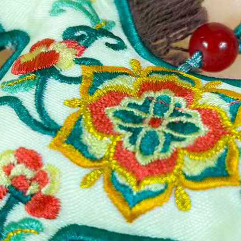 Buddha Stones Year Of The Horse Embroidery Flower Cute Pony Tassel Freedom Hanging Decoration - image 7