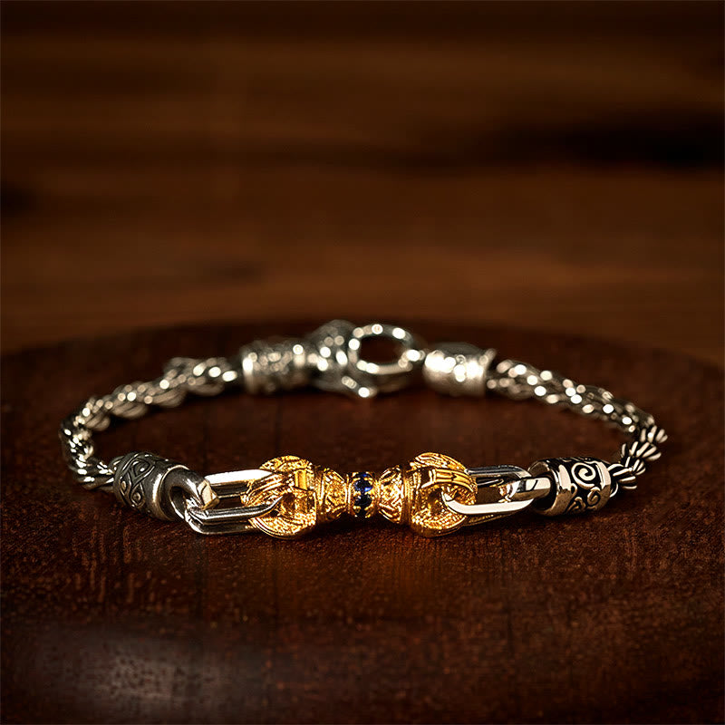 Buddha Stones Copper Balance Luck Bracelet - image 1