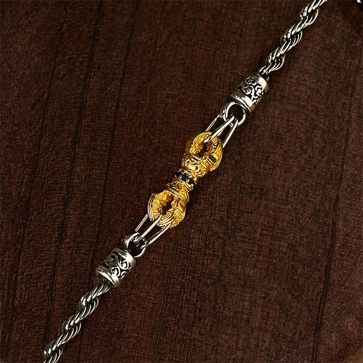 Buddha Stones Copper Balance Luck Bracelet - image 3