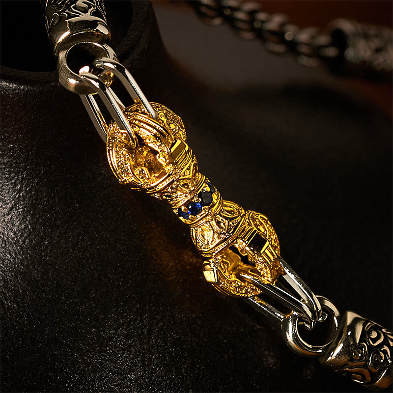 Buddha Stones Copper Balance Luck Bracelet - image 2