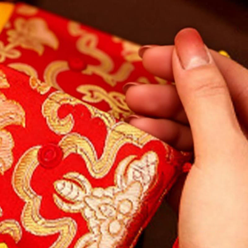 Buddha Stones Year Of The Horse 2026 New Year Fu Character Lucky Embroidery Chinese Red Envelope - image 13