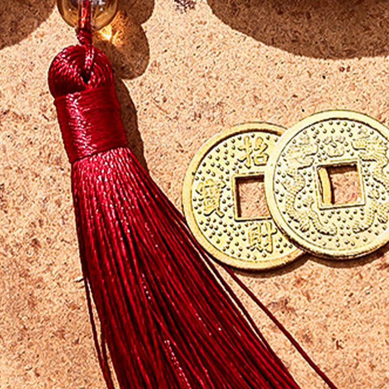 Buddha Stones Year Of The Horse 2026 New Year Fu Character Tassel Embroidery Chinese Red Envelope - image 9