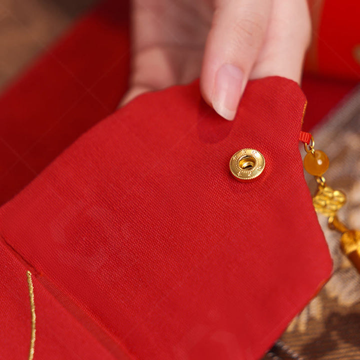 Buddha Stones Embroidery Year Of The Horse 2026 New Year Tassel Chinese Red Envelope - image 4