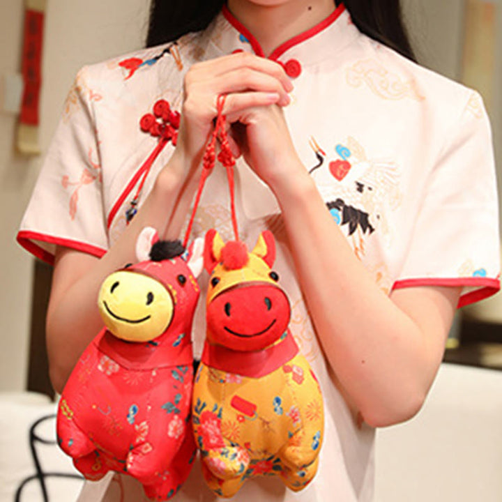 Buddha Stones Year Of The Horse Red String Chinese Knotting Hanging Decoration - image 16