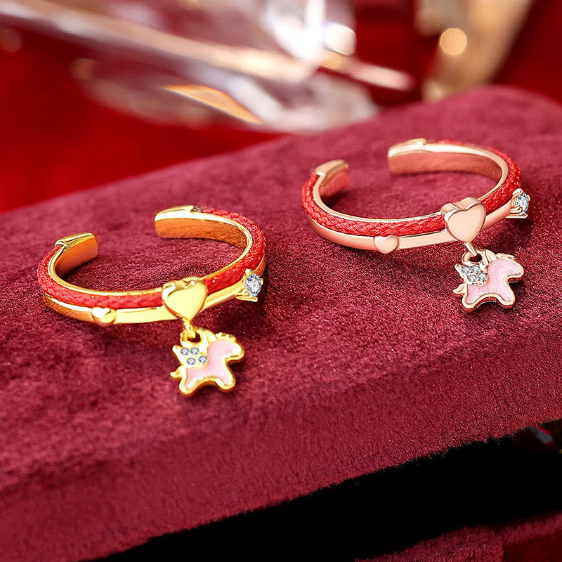 Buddha Stones Red Agate 925 Sterling Silver Confidence Open Ring - image 2