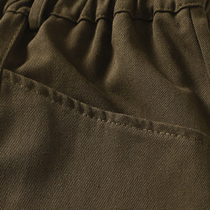 Buddha Stones Fall Simple Lines Button Zipper Design Ankle-Length Cotton Women's Harem Pants With Pockets - image 9